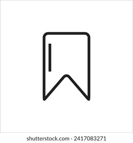 book mark vector icdon line template