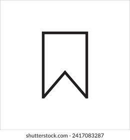 book mark vector icdon line template