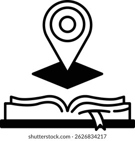 A book with a marker on it