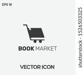"Book Market" vector logo. Premium quality. 