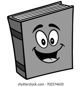 Book Mascot Illustration