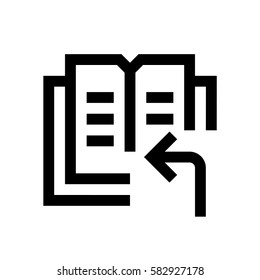 Book mini line, icon, background and graphic. The icon is black and white, linear  flat, vector, pixel perfect, minimal, suitable for web and print. 