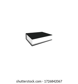 Buchen Sie eine minimale moderne Vektorgrafik. Vorlage