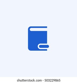 book minus icon, isolated, white background