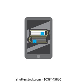Book Mobile Logo icon Design