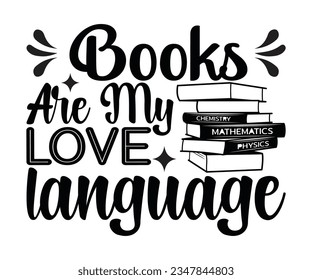  El Libro Es Mi Lenguaje De Amor SVG, Libros Svg, Leer SVG, Camiseta Bibliotecaria, Leer Diciendo, Leer El Archivo De Corte SVG De Lover Lover Lover, Guardar Camisa De Lover