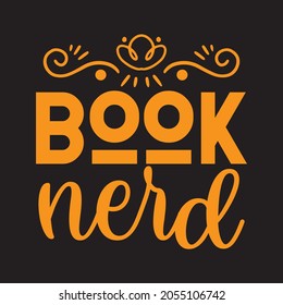book nerd svg vector art