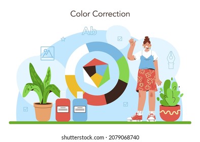 Book, newspaper or magazine printing. Printing house technology, printed publications manufacturing. Flat vector illustration