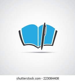 Book or Notebook Icon Design