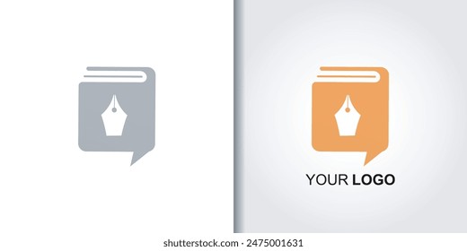 book notebook logo icon template