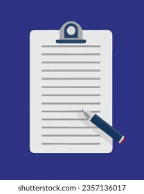 Iconos del libro, la libreta, la pluma, el papel y el bloc de notas