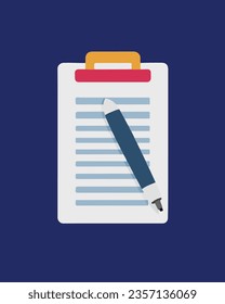 Book, notepad, pen, paper and notebook icons