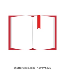 book  notes stationary page office tool utensil handwriting vector isolated illustration