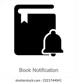 Concepto de icono de archivo y notificación de libros