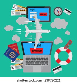 Book now air ticket only click booking airticket with your finger for travel around the world