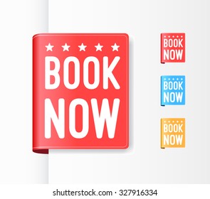 Book Now Ribbons
