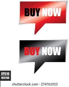 Book now speech square template | business banner with symbol icon - Vector.