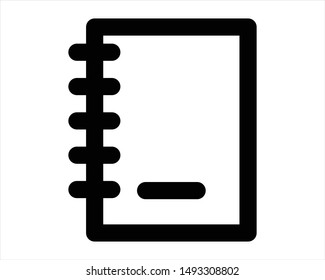 book office line icon - vector