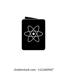 book on physics icon. Element of education icon for mobile concept and web apps. Detailed book on physics icon can be used for web and mobile. Premium icon on white background