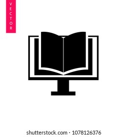 The book on support vector icon, logo