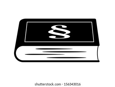 Book on white background  