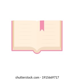 book on a white background vector illustration design