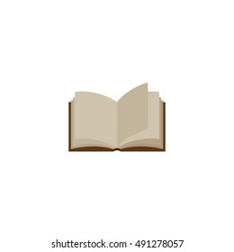 Book On White Background, Vector