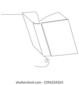Dibujo de una línea de contorno continuo de arte vectorial y diseño simple y minimalista