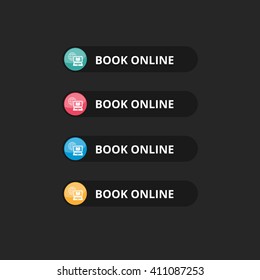 Book Online text button with icon
