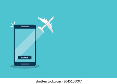 Book online your flight, smartphone ticket booking app