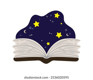 Imagem de Clipart de Livro Aberto, Vetor de Livro aberto, Ilustração de Vetor de Livro, Vetor de Imagem de Livro de Sabedoria.