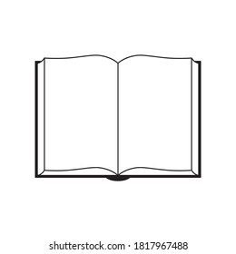 
Книга толстая контур. Книга открытая. Книга контур. Book open contour black. Vector drawing.