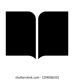 book open favorites icon vector