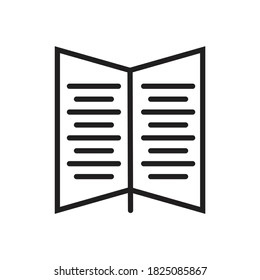 Vector de diseño de icono de apertura de libros