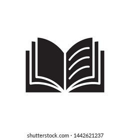 book, open book icon vector design template