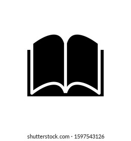 Book open icon vector design template