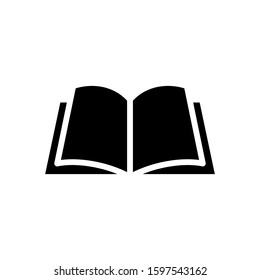 Book open icon vector design template