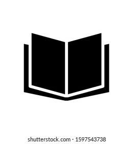 Book open icon vector design template