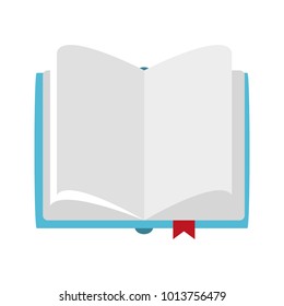 Book open isolated