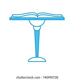 Book open isolated