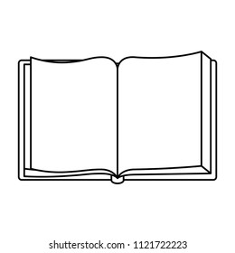book open isolated icon