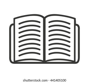 book open  isolated icon design