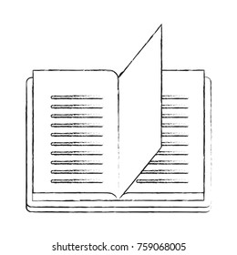 Book open isolated icon vector illustration graphic design