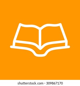 Book, Open, Library Icon Vector Image.Can Also Be Used For Law And Order. Suitable For Mobile Apps, Web Apps And Print Media.