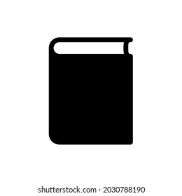 Book. Open book. Library symbol for web and mobile app design. Isolated on a blank, editable and changeable background.