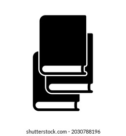 Book. Open book. Library symbol for web and mobile app design. Isolated on a blank, editable and changeable background.