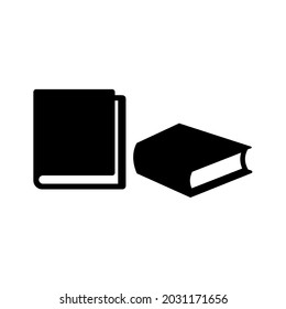 Book. Open book. Library symbol for web and mobile app design. Isolated on a blank, editable and changeable background.