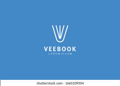 book, open book logo, close book, brand line art icon