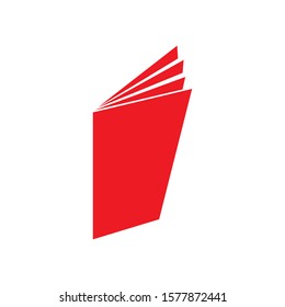 book open logo icon illustration design