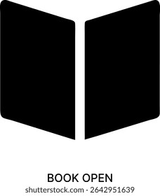 Book Open and Reading Education Knowledge Icon Design